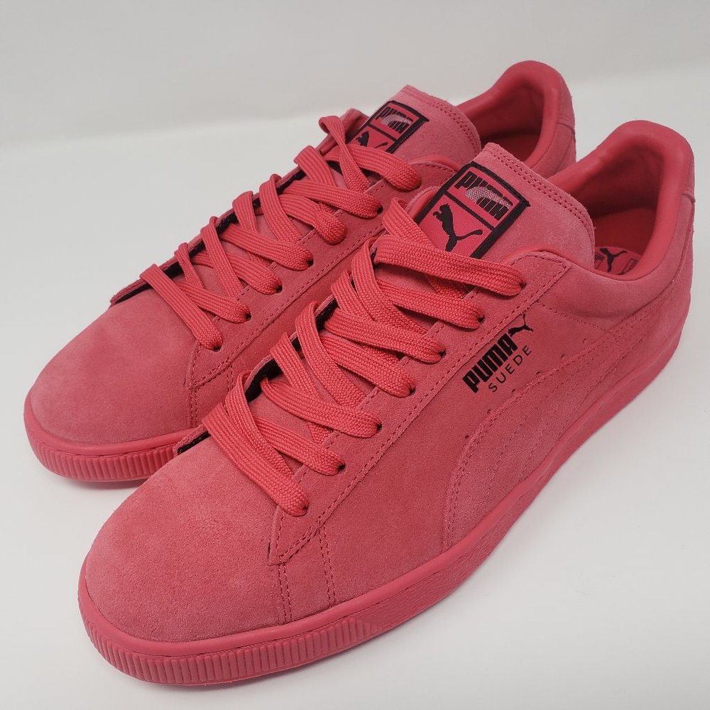 Puma Suede Classic Teaberry Red-Black Size 13 Sneakers